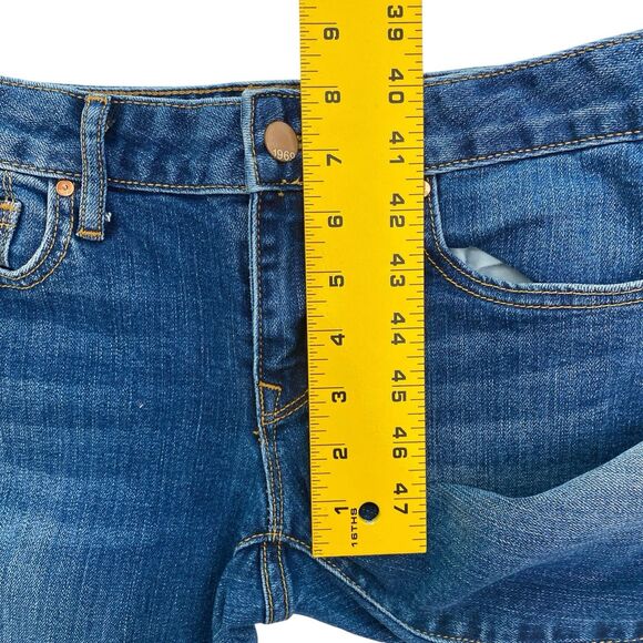 Gap 1969 Curvy Bootcut Jeans Low Rise Stretch Blue Womens 27 Short - Picture 8 of 10